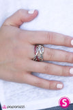 Castle On The Hill - Red Ring - Paparazzi Accessories Ring Bedazzle Me Pretty Mobile Fashion Boutique