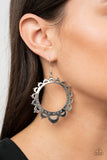 Casually Capricious - Silver Earrings - Paparazzi Accessories Earrings Bedazzle Me Pretty Mobile Fashion Boutique