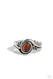 Casually Chromatic - Brown Ring - Paparazzi Accessories Ring Bedazzle Me Pretty Mobile Fashion Boutique