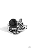 Cats Eye Candy - Black Ring - Paparazzi Accessories Ring Bedazzle Me Pretty Mobile Fashion Boutique