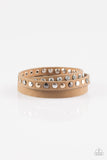 Catwalk Casual - Brown Bracelet - Paparazzi Accessories Bracelet Bedazzle Me Pretty Mobile Fashion Boutique