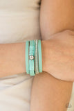 Catwalk Craze - Green Bracelet - Paparazzi Accessories Bracelet Bedazzle Me Pretty Mobile Fashion Boutique