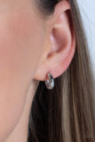 Catwalk Curls - Silver Earrings - Paparazzi Accessories Earrings Bedazzle Me Pretty Mobile Fashion Boutique
