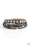CATWALK It Off - Black Bracelet - Paparazzi Accessories Bracelet Bedazzle Me Pretty Mobile Fashion Boutique