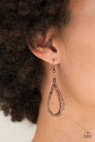 Catwalk Queen - Copper Necklace - Paparazzi Accessories Necklace Bedazzle Me Pretty Mobile Fashion Boutique