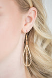 Catwalk Queen - Gold Necklace - Paparazzi Accessories Necklace Bedazzle Me Pretty Mobile Fashion Boutique