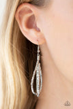 Catwalk Queen - Silver Necklace - Paparazzi Accessories Necklace Bedazzle Me Pretty Mobile Fashion Boutique