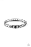 Caught In The Cross HEIRS - Black Bracelet - Paparazzi Accessories Bracelet Bedazzle Me Pretty Mobile Fashion Boutique