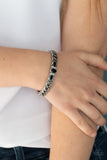 Caught In The Cross HEIRS - Black Bracelet - Paparazzi Accessories Bracelet Bedazzle Me Pretty Mobile Fashion Boutique