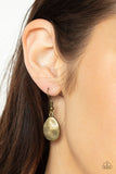 Cave Crawl - Brass Necklace - Paparazzi Accessories Necklace Bedazzle Me Pretty Mobile Fashion Boutique