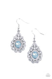 Celestial Charmer - Blue Earrings - Paparazzi Accessories Earrings Bedazzle Me Pretty Mobile Fashion Boutique