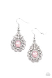 Celestial Charmer - Pink Earrings - Paparazzi Accessories Earrings Bedazzle Me Pretty Mobile Fashion Boutique