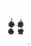 Celestial Collision - Black Earrings - Paparazzi Accessories Earrings Bedazzle Me Pretty Mobile Fashion Boutique