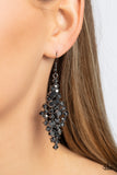 Celestial Comet - Black Earrings - Paparazzi Accessories Earrings Bedazzle Me Pretty Mobile Fashion Boutique