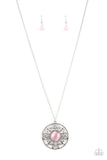 Celestial Compass - Pink Necklace - Paparazzi Accessories Necklace Bedazzle Me Pretty Mobile Fashion Boutique