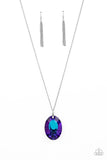 Celestial Essence - Blue Necklace - Paparazzi Accessories Necklace Bedazzle Me Pretty Mobile Fashion Boutique