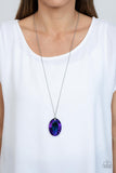 Celestial Essence - Blue Necklace - Paparazzi Accessories Necklace Bedazzle Me Pretty Mobile Fashion Boutique