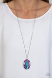 Celestial Essence - Purple Necklace - Paparazzi Accessories Necklace Bedazzle Me Pretty Mobile Fashion Boutique