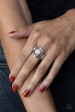 Celestial Karma - Pink Ring - Paparazzi Accessories Ring Bedazzle Me Pretty Mobile Fashion Boutique