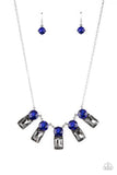 Celestial Royal - Blue Necklace - Paparazzi Accessories Necklace Bedazzle Me Pretty Mobile Fashion Boutique