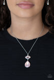 Celestial Shimmer - Pink Necklace - Paparazzi Accessories Necklace Bedazzle Me Pretty Mobile Fashion Boutique