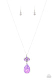 Celestial Shimmer - Purple Necklace - Paparazzi Accessories Necklace Bedazzle Me Pretty Mobile Fashion Boutique