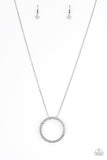 Center Of Attention - Black Necklace - Paparazzi Accessories Necklace Bedazzle Me Pretty Mobile Fashion Boutique