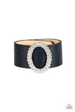 Center Stage Starlet - Blue Bracelet - Paparazzi Accessories Bracelet Bedazzle Me Pretty Mobile Fashion Boutique