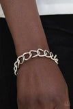 CHAINge of Scene - Silver Bracelet - Paparazzi Accessories Bracelet Bedazzle Me Pretty Mobile Fashion Boutique
