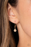 Champagne Catwalk - Gold Necklace - Paparazzi Accessories Necklace Bedazzle Me Pretty Mobile Fashion Boutique