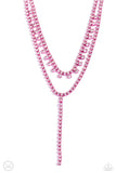 Champagne Night - Pink Necklace - Paparazzi Accessories Necklace Bedazzle Me Pretty Mobile Fashion Boutique