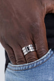 Champions Club - Black Ring - Paparazzi Accessories Ring Bedazzle Me Pretty Mobile Fashion Boutique