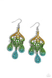 Chandelier Command - Multi Earrings - Paparazzi Accessories Earrings Bedazzle Me Pretty Mobile Fashion Boutique