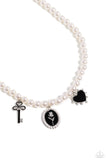Charming Collision - Black Necklace - Paparazzi Accessories Necklace Bedazzle Me Pretty Mobile Fashion Boutique