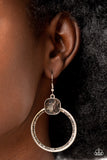 Cheers to Happily Ever After - Silver Earrings - Paparazzi Accessories Earrings Bedazzle Me Pretty Mobile Fashion Boutique