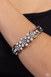 Cheers to the Future Mrs. - Black Bracelet - Paparazzi Accessories Bracelet Bedazzle Me Pretty Mobile Fashion Boutique