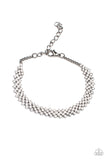 Chicly Candescent - Black Bracelet - Paparazzi Accessories Bracelet Bedazzle Me Pretty Mobile Fashion Boutique