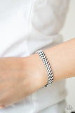 Chicly Candescent - Black Bracelet - Paparazzi Accessories Bracelet Bedazzle Me Pretty Mobile Fashion Boutique