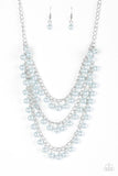 Chicly Classic - Blue Necklace - Paparazzi Accessories Necklace Bedazzle Me Pretty Mobile Fashion Boutique