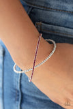 Chicly Crisscrossed - Red Bracelet - Paparazzi Accessories Bracelet Bedazzle Me Pretty Mobile Fashion Boutique