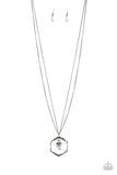 Chicly Geocentric - Multi Necklace - Paparazzi Accessories Necklace Bedazzle Me Pretty Mobile Fashion Boutique