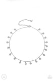 Chiming Charmer - Silver Necklace - Paparazzi Accessories Necklace Bedazzle Me Pretty Mobile Fashion Boutique
