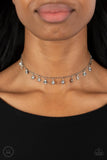Chiming Charmer - Silver Necklace - Paparazzi Accessories Necklace Bedazzle Me Pretty Mobile Fashion Boutique