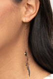 Chiming Leaflets - Copper Earrings - Paparazzi Accessories Earrings Bedazzle Me Pretty Mobile Fashion Boutique