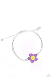 Choose Cheer - Purple Bracelet - Paparazzi Accessories Bracelet Bedazzle Me Pretty Mobile Fashion Boutique
