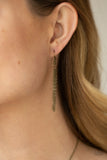 Choose Faith - Brass Necklace - Paparazzi Accessories Necklace FS-Bedazzle Me Pretty Mobile Fashion Boutique