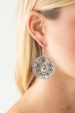 Choose To Sparkle - Blue Earrings - Paparazzi Accessories Earrings Bedazzle Me Pretty Mobile Fashion Boutique
