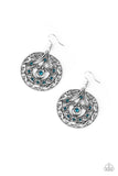 Choose To Sparkle - Blue Earrings - Paparazzi Accessories Earrings Bedazzle Me Pretty Mobile Fashion Boutique