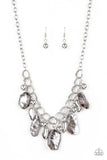 Chroma Drama - Black Necklace - Paparazzi Accessories Necklace Bedazzle Me Pretty Mobile Fashion Boutique