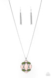 Chromatic Cache - Pink Necklace - Paparazzi Accessories Necklace Bedazzle Me Pretty Mobile Fashion Boutique